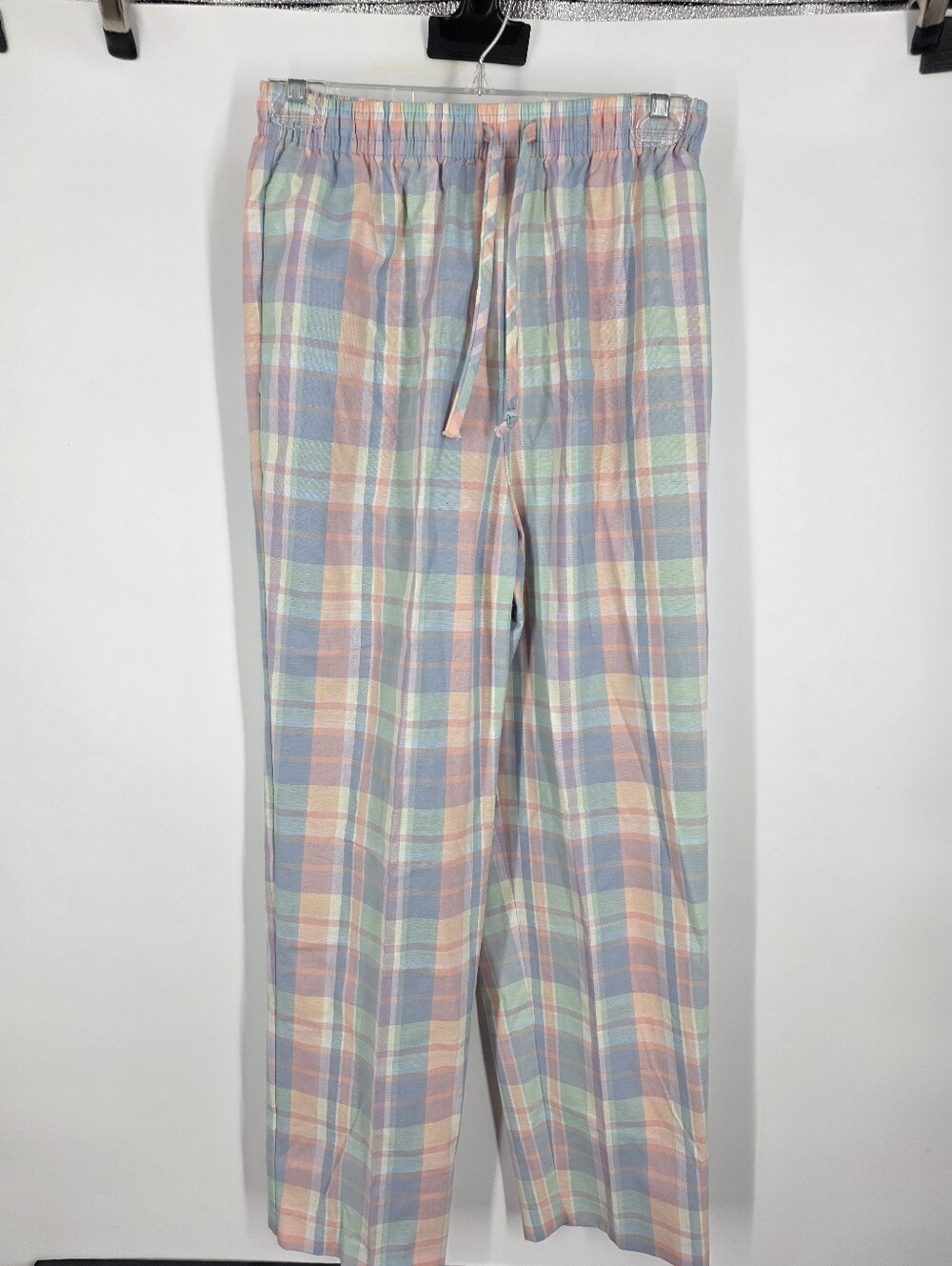 Vintage Alfred Dunner Petite Plaid Pants 10 Pastel Purple Grandmacore USA
